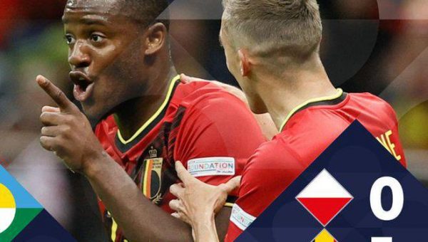 Il Belgio ha battuto la Polonia 1-0!