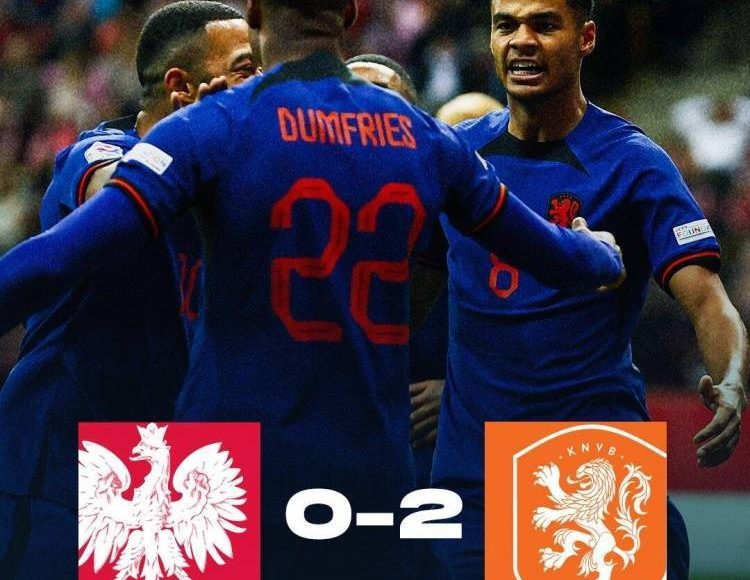 Paesi Bassi in trasferta 2-0 Polonia